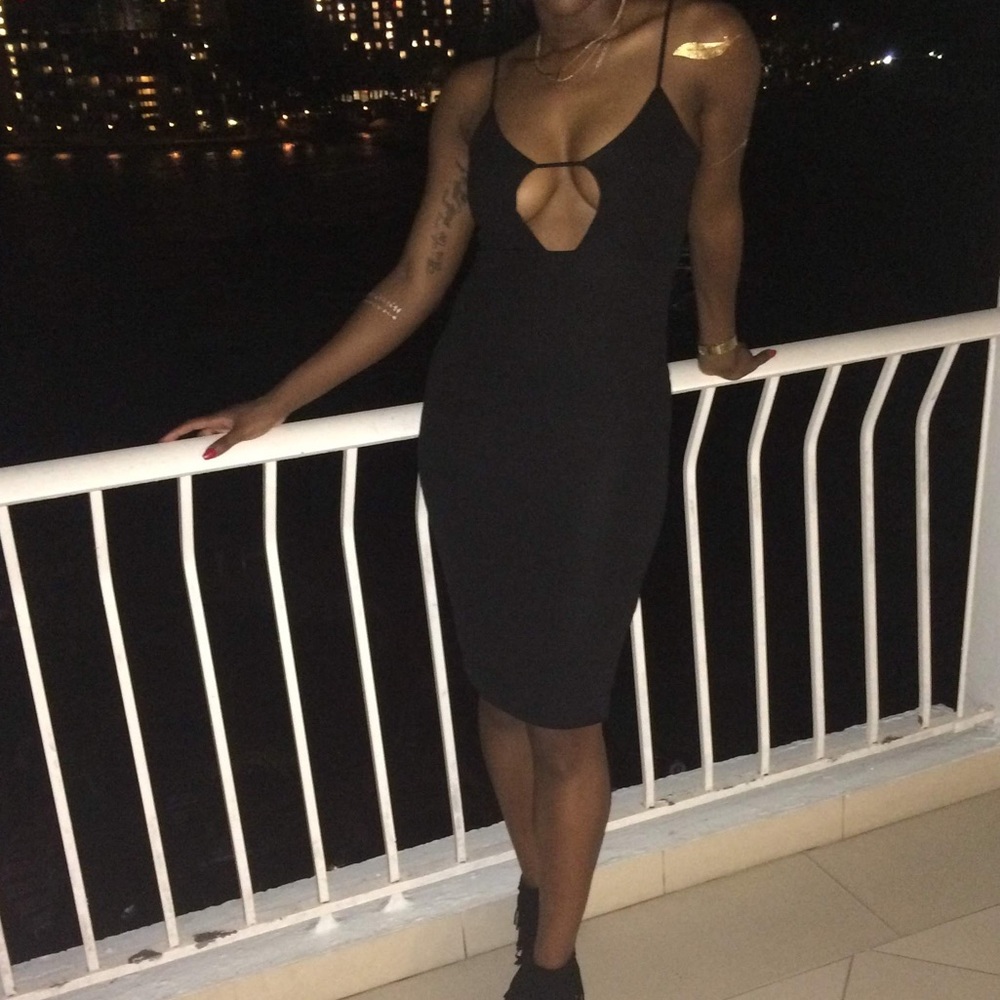 Missguided midi dress